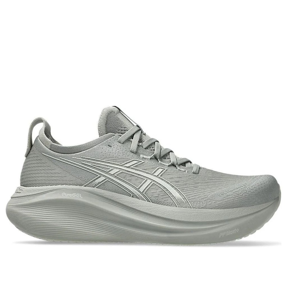 ASICS Mens GEL-NIMBUS 27 Running Shoes Seal Grey Lake Grey Size 12.5 NWB No Lid